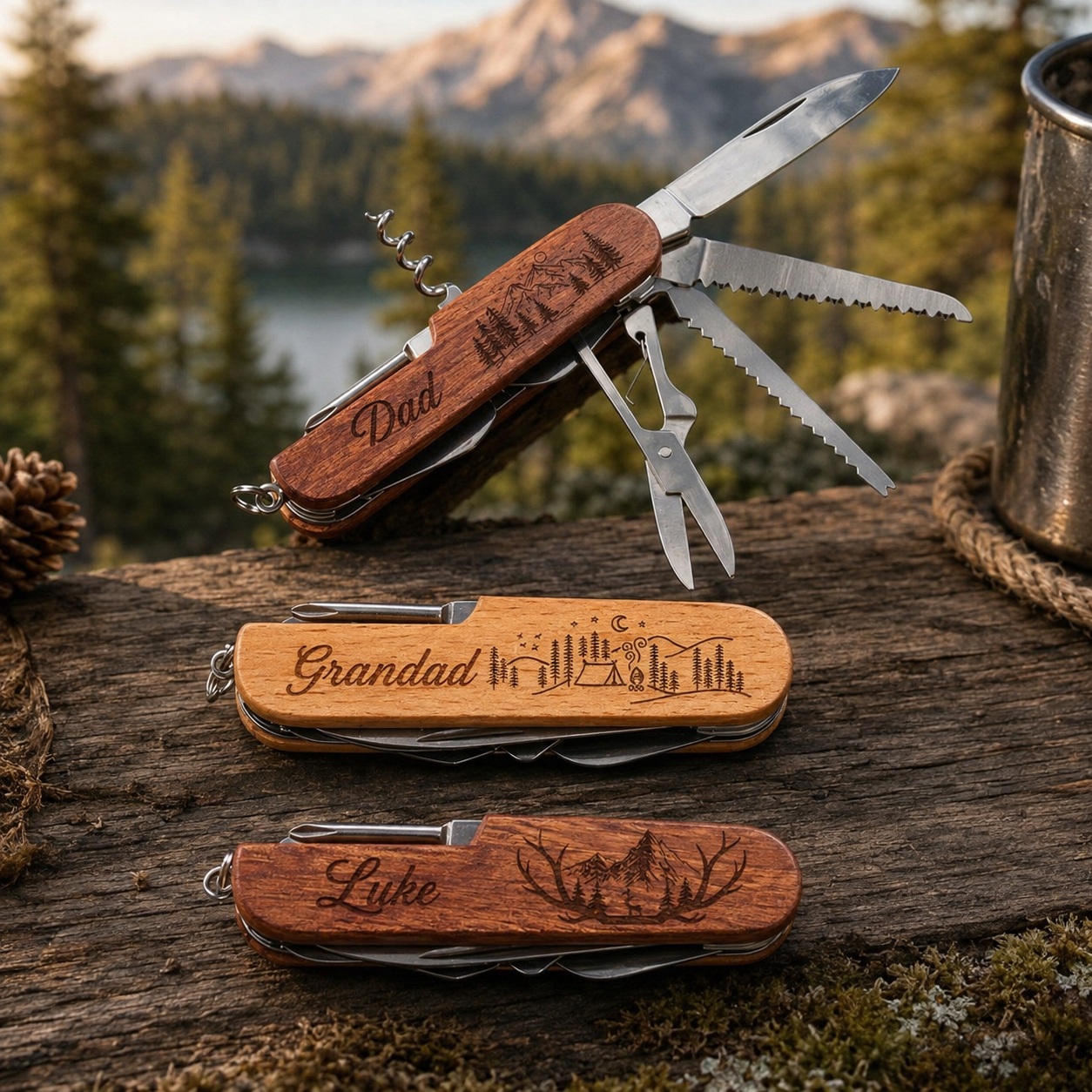 PERSONALISED TIMBER MULTITOOL