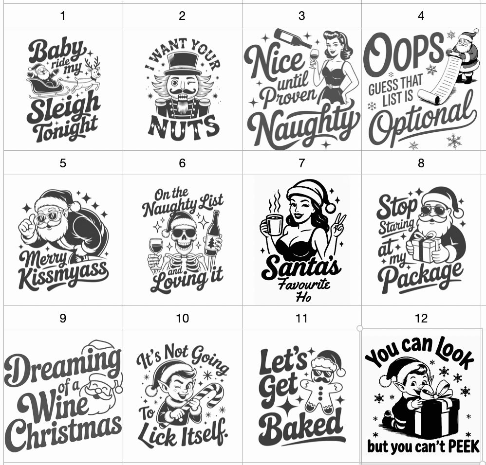 CHEEKY CHRISTMAS CHEESBOARD