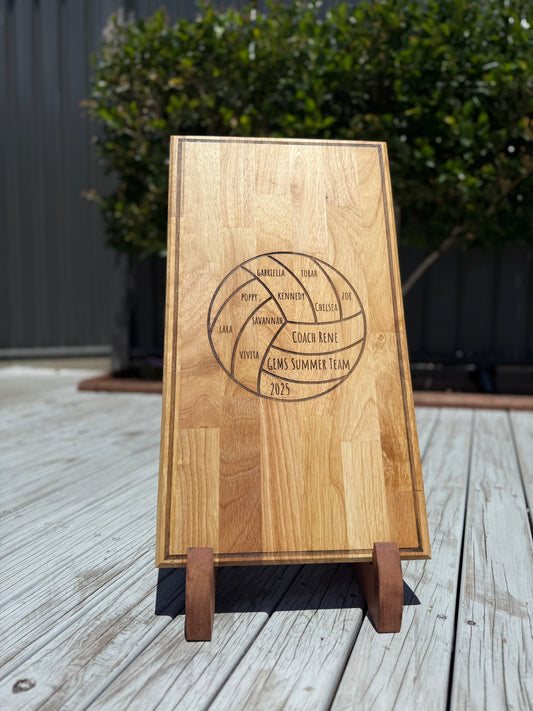 END-OF-SEASON SPORT CHEESBOARD
