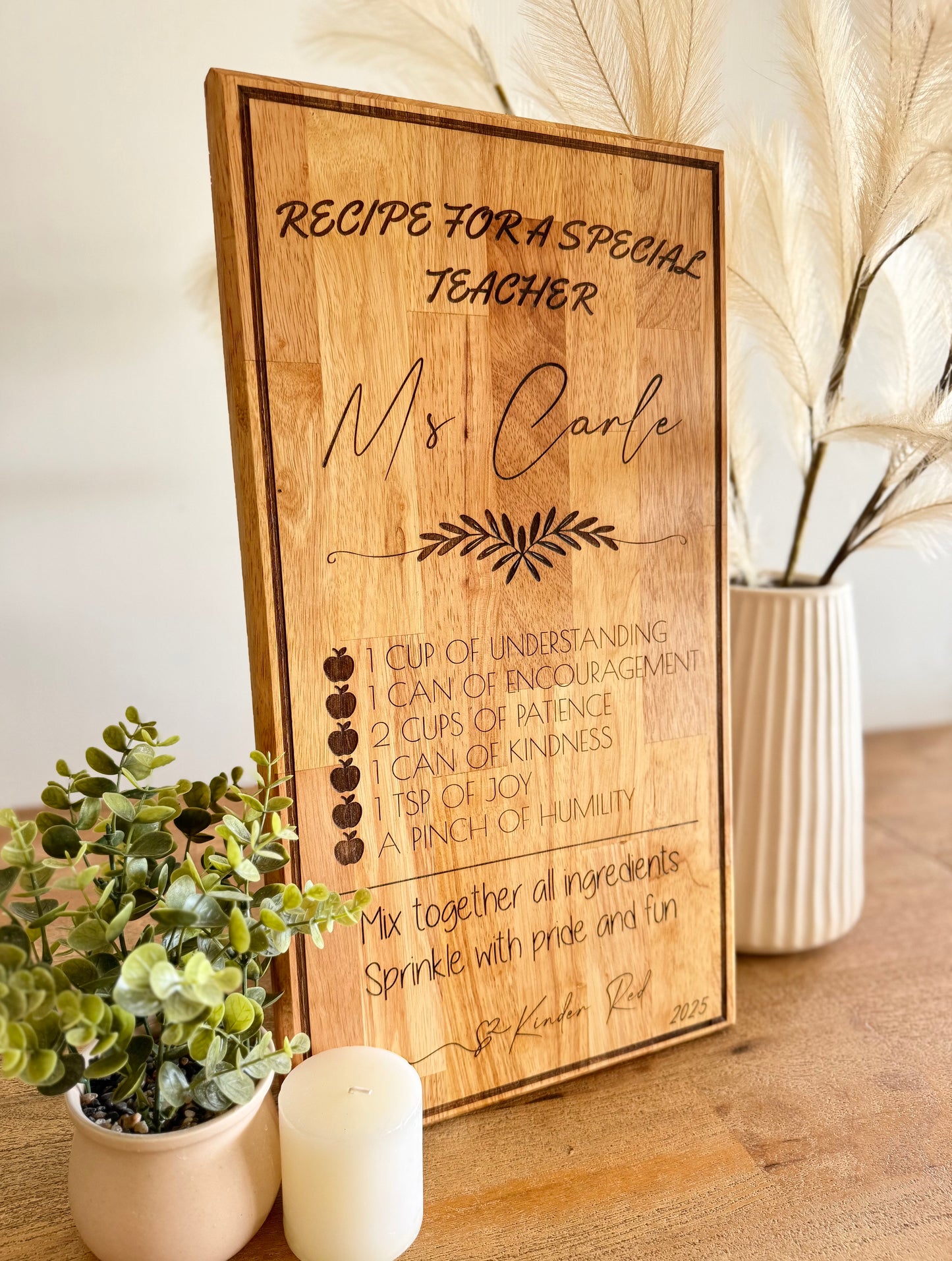 TEACHER RECIPE BOARDS