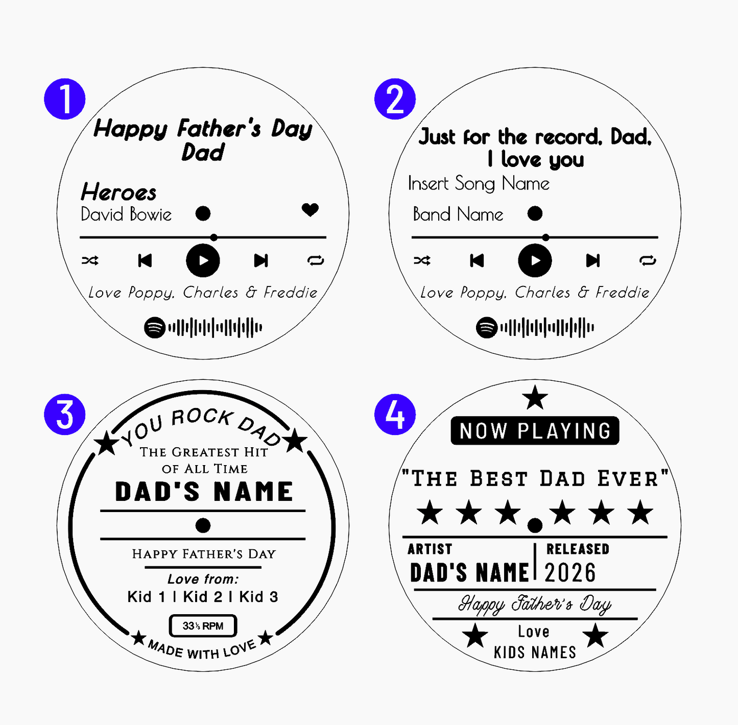 PERSONALISED VINYL KEEPSAKE