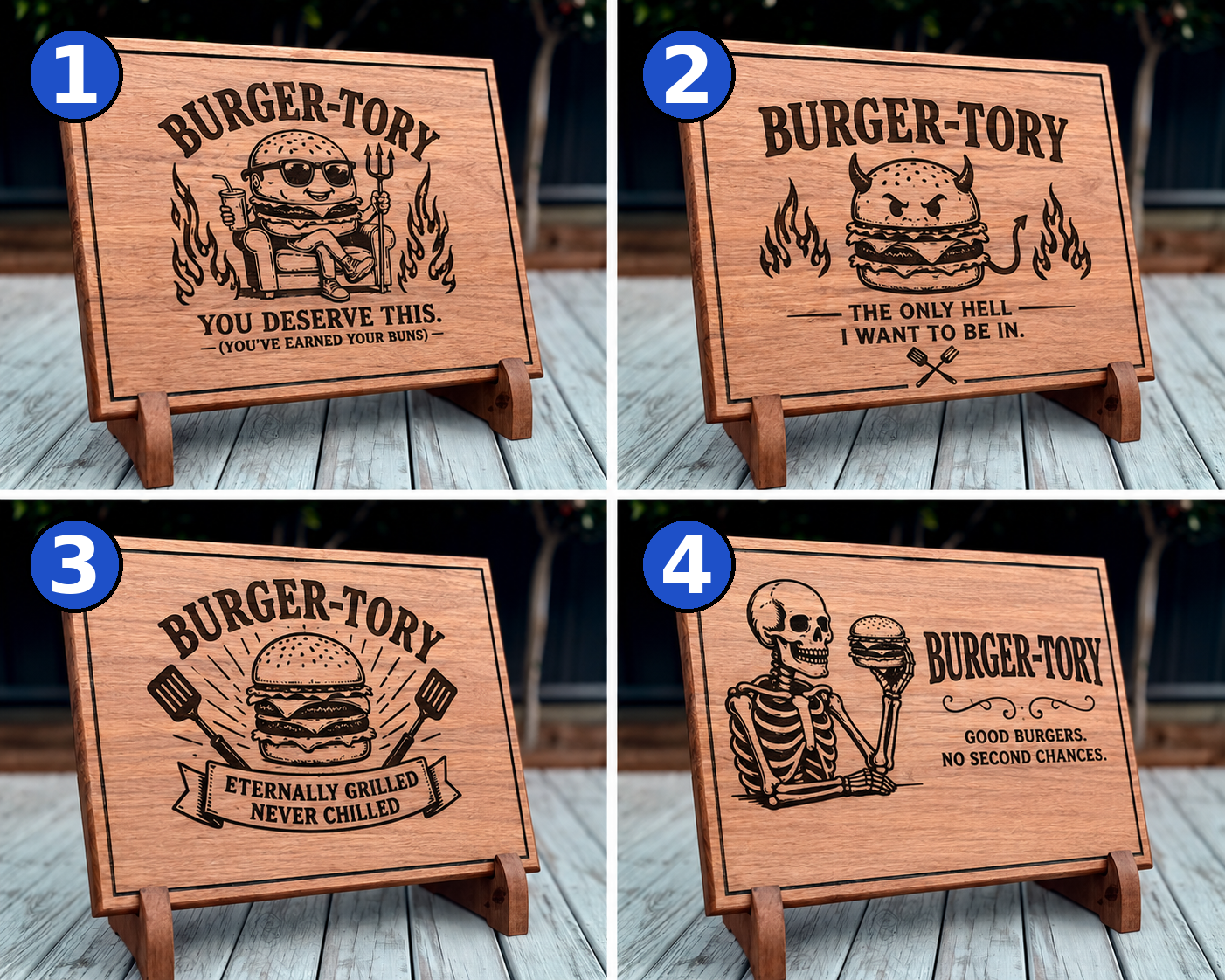 BURGER-TORY SERVERY BOARD